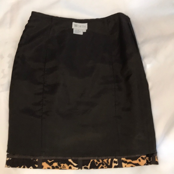 Worth / Linen Leopard Skirt / Host Pick - Picture 4 of 7